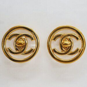 CHANEL Gold Earrings